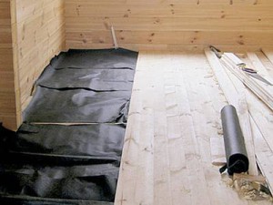 Утепление полов в деревянном доме
