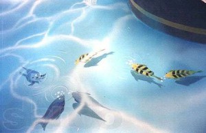 Наливные полы 3D с рыбками Наливные полы 3D с рыбками