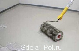 Выравнивание пола валиком Выравнивание пола валиком