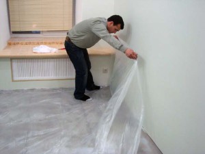 Укладка пароизоляции Укладка пароизоляции