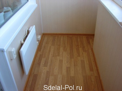 Ламинат на лоджии Ламинат на лоджии