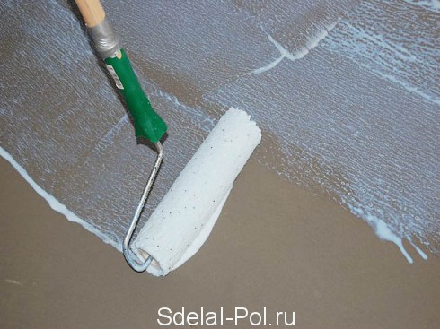Грунтовка стяжки Грунтовка стяжки
