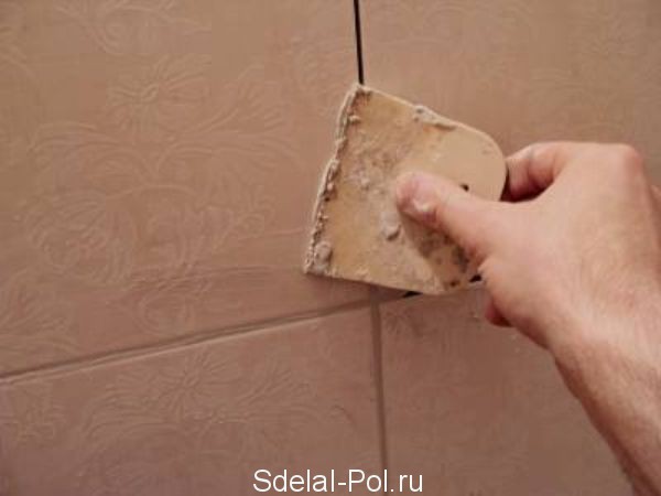Затирка плиточных швов Затирка плиточных швов