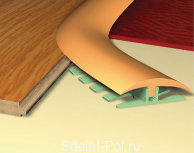 Пороги для криволинейных стыков типа Step Flex Пороги для криволинейных стыков типа Step Flex