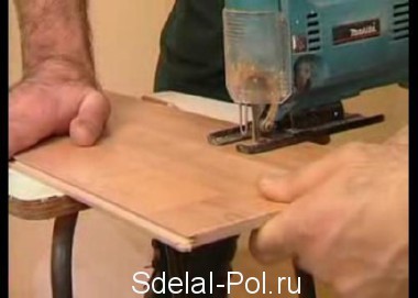 Подрезка доски лобзиком Подрезка доски лобзиком