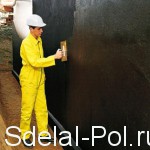 Гидроизоляция битумной мастикой Гидроизоляция битумной мастикой