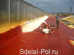 Напыляемая полимерная мастика Напыляемая полимерная мастика