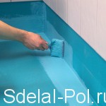 Обмазочная гидроизоляция полимерной мастикой Обмазочная гидроизоляция полимерной мастикой