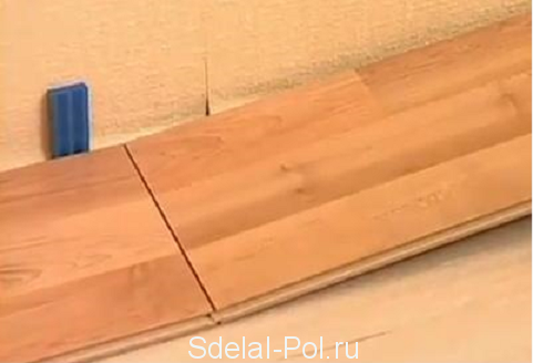 Стыковка второй пластины ламината Стыковка второй пластины ламината